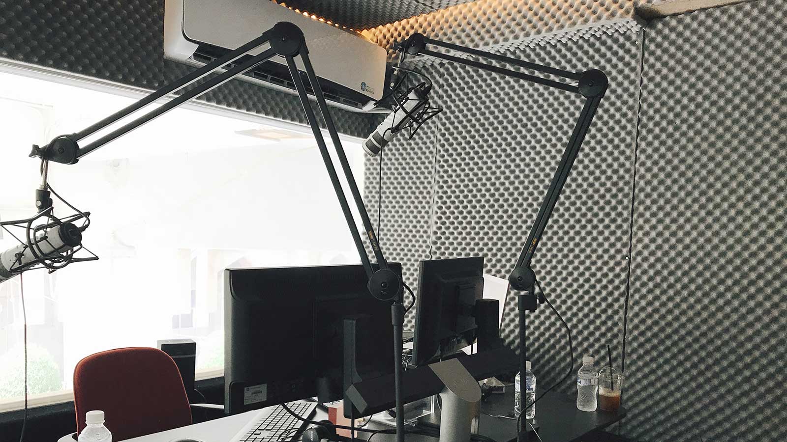 A quiet room built for a good conversation.